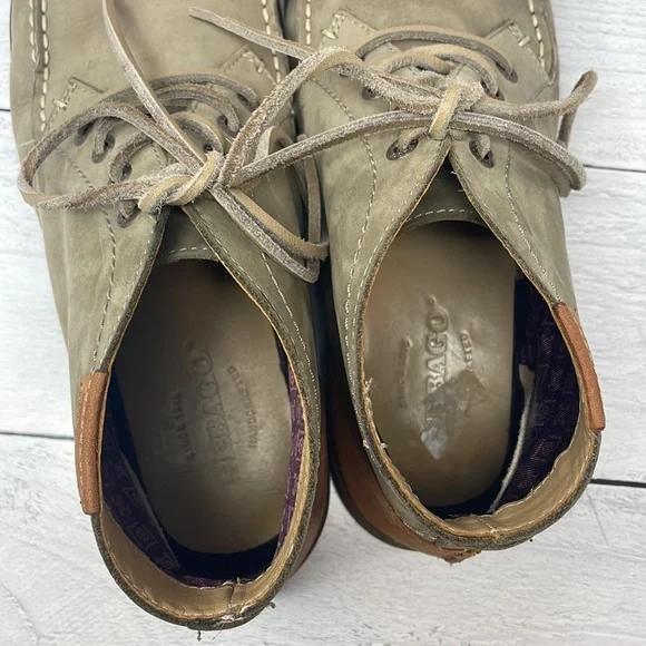 Sebago Ryde Chukka Boots in Dark Taupe Nubuck / Tan Leather 10.5M S1 - Picture 5 of 9